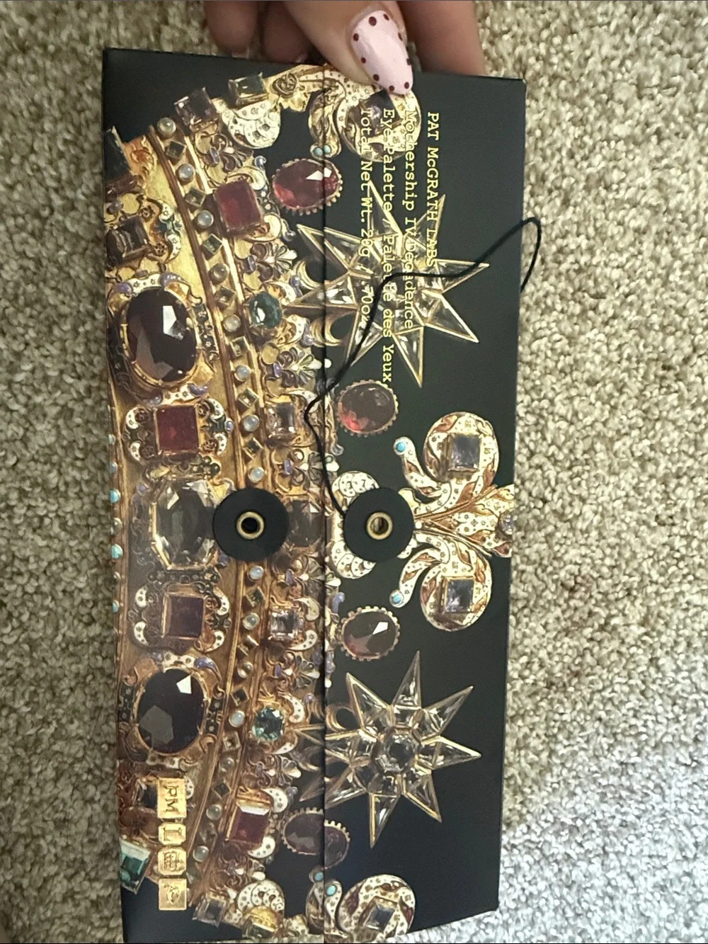 Pat McGrath Black & Gold Jeweled decadence eyeshadow palette